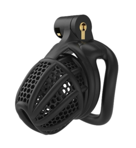 Peniskäfig m. integriertem Schloss Combia ABS schwarz