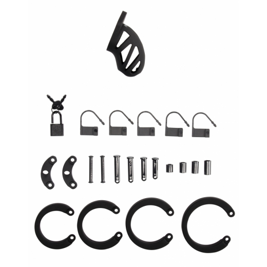 Peniskäfig Mancage 23 Silikon geschmeidige & luftige Penisröhre mit 4 Polycarbonat-Cockringen von MANCAGE kaufen