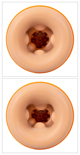 Peniskopfvibrator m. Squeeze-Funktion