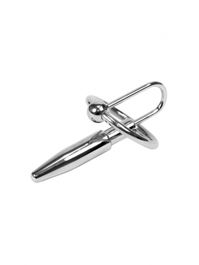 Penisplug 8mm avec anneau de gland 28mm en acier inoxydable