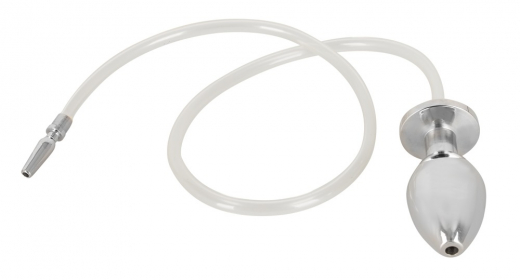 Plug pénien & plug anal creux Piss-to-Ass Acier inoxydable