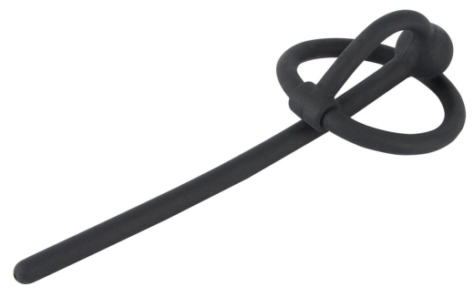 Penisplug hohl m. Eichelring Piss Play 6mm Silikon biegsamer & weicher hohler Dilator mit Stop-Kugel von PENISPLUG kaufen