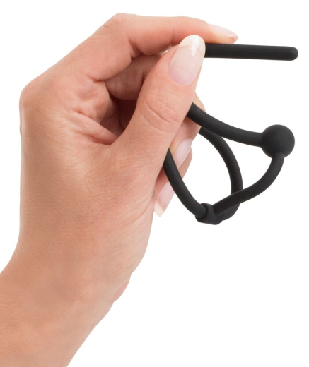 Penisplug hohl m. Eichelring Piss Play 6mm Silikon weicher hohler Dilator mit Stop-Kugel von PENISPLUG günstig kaufen