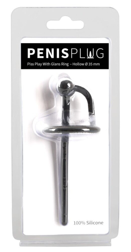 Penisplug hohl m. Eichelring Piss Play 6mm Silikon biegsamer & weicher hohler Dilator von PENISPLUG günstig kaufen