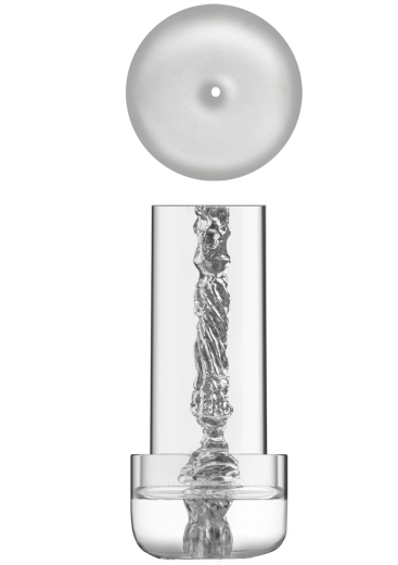Penispumpe Fusion-X Maginfying Sleeve Pump mit transparenter texturierter TPE Innenhülle von HIDDEN DESIRE kaufen