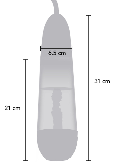 Penispumpe Fusion-X Maginfying Sleeve Pump mit transparenter Innenhülle ergonomischer Griff von HIDDEN DESIRE kaufen