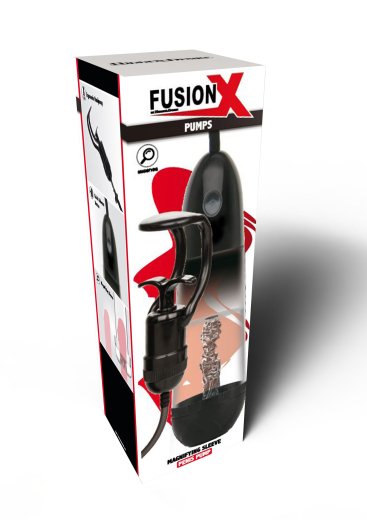 Penispumpe Fusion-X Maginfying Sleeve Pump mit TPE Innenhülle ergonomischer T-Griff von HIDDEN DESIRE günstig kaufen