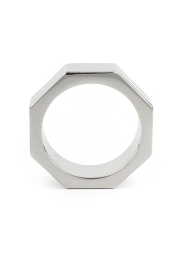 Penisring Schraubenmutter 40mm Edelstahl aussen 6-kantig innen rund 15mm Höhe Cock-Ring von MR STEEL kaufen