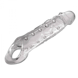 Penis Enlargement Sheath w. internal Nubs Cleary Ample TPE