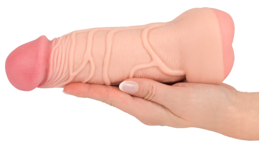 Penisverlängerungshülle & Masturbator 2-in-1 Nature Skin +8cm im Penis-Look mit Vagina-Öffnung günstig kaufen