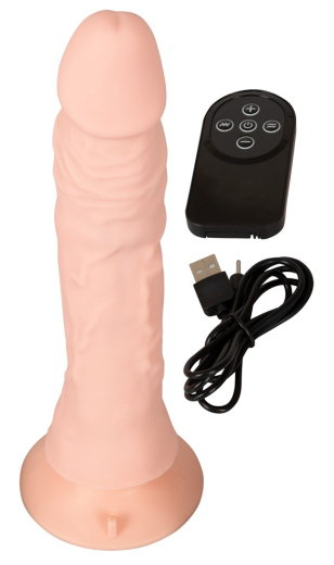 Penisvibrator biegsam m. Fernbedienung Nature Skin ultra-weicher TPE Naturvibrator von NATURE SKIN kaufen