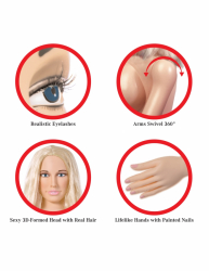 Pipedream Extreme Hannah Harper Liebespuppe aufblasbar