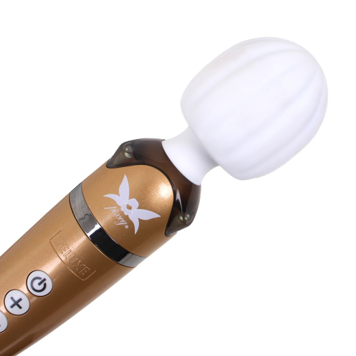 Pixey Deluxe Stabvibrator aufladbar goldfarben sehr leistungsstarkes Stabmassagegerät günstig kaufen