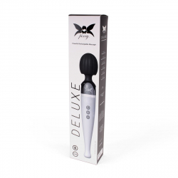 Pixey Deluxe Stabvibrator Massagegerät aufladbar extrem kraftvolles Stabmassagegerät 3000-12000 U/min günstig