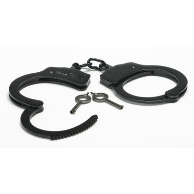 Police Handcuffs extra strong black