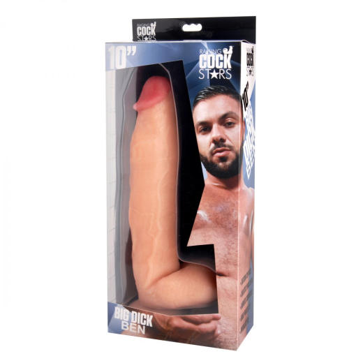 Acheter Penisdildo Pornostar Big Dick Ben grand et réaliste avec scrotum et ventouse 25.5cm x 6cm à bas prix