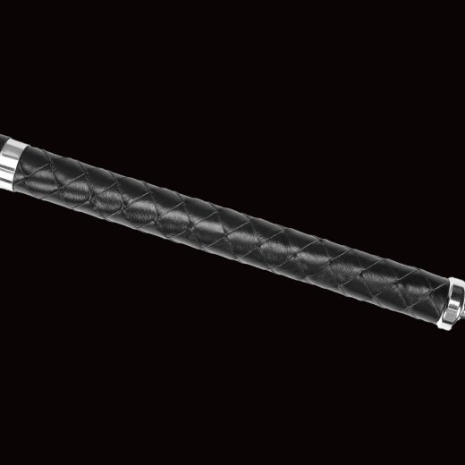 Premium Flogger Whip long Bala Muchi hard black exquisite handcrafted BDSM Tool w. stiff & heavy Leather Tails buy