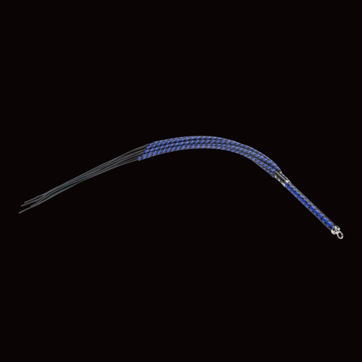 Premium Flogger Whip RISE Cat-o-Nine heavy blue-black braided exquisite Craftmanship by RISE Japan buy cheap