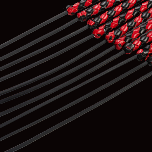 Premium Flogger Whip RISE Cat-o-Nine heavy red-black exquisite Craftmanship by RISE Japan buy cheap