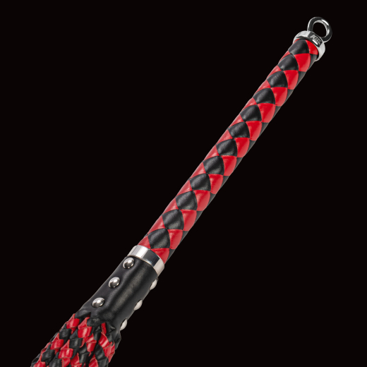 Premium Flogger Whip RISE Cat-o-Nine heavy red-black exquisite Craftmanship by RISE buy cheap