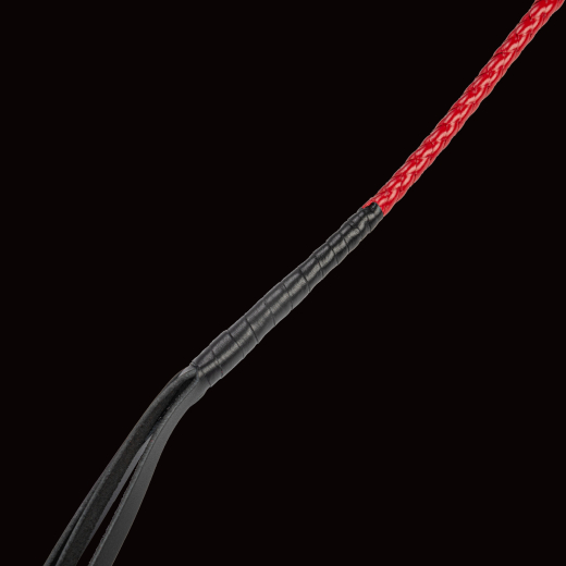 Premium BDSM-Whip RISE Bull Whip 120cm red-black artfully & precisely handcrafted by RISE Japan buy cheap