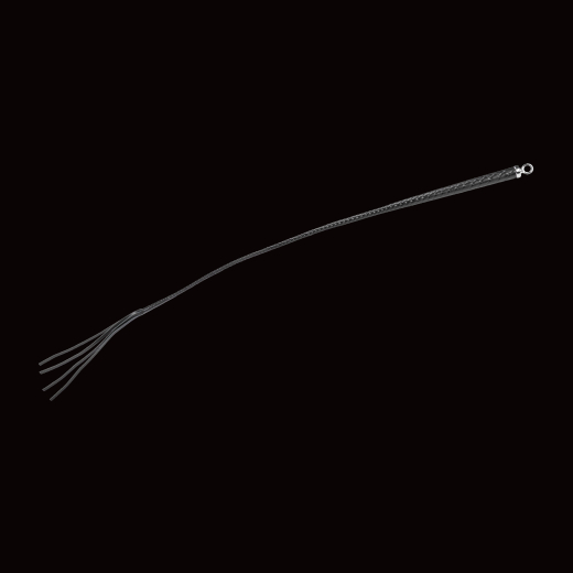 Premium Peitsche RISE Bull Whip 120cm schwarz exquisite Handarbeit kunstvoll & präzise geflochten von RISE kaufen
