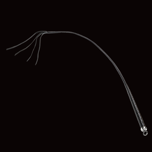 Premium Peitsche RISE Bull Whip 120cm schwarz exquisite Handarbeit mit Metall-Ende von RISE Japan günstig kaufen