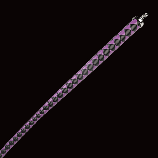 Premium BDSM-Whip RISE Bull Whip 90cm black-purple artfully & precisely handcrafted by RISE Japan buy cheap