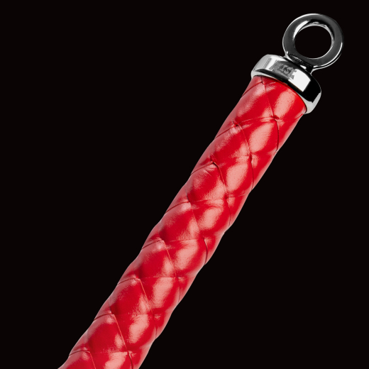 Premium Peitsche RISE Feather rot & schwarz exquisite BDSM-Peitsche perfekt ausbalanciert von RISE Japan günstig kaufen