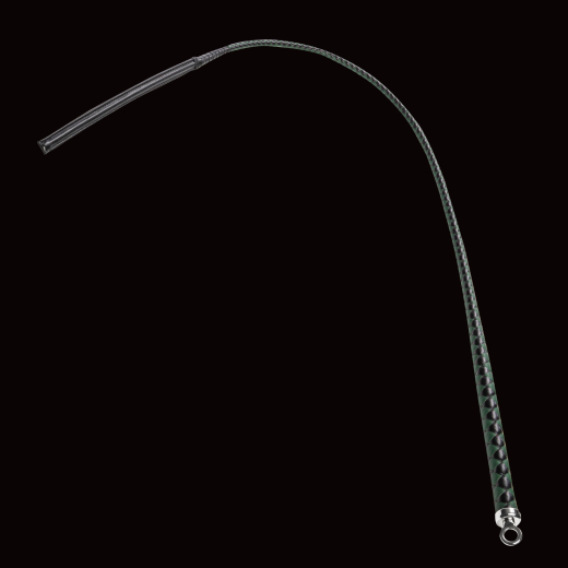 Premium Peitsche RISE Feather slim grün-schwarz exquisite Handarbeit geflochtener Griff von RISE günstig kaufen