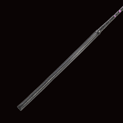 Premium Peitsche RISE Feather slim violett-schwarz exquisite Handarbeit m. Leder-Schlagende von RISE kaufen