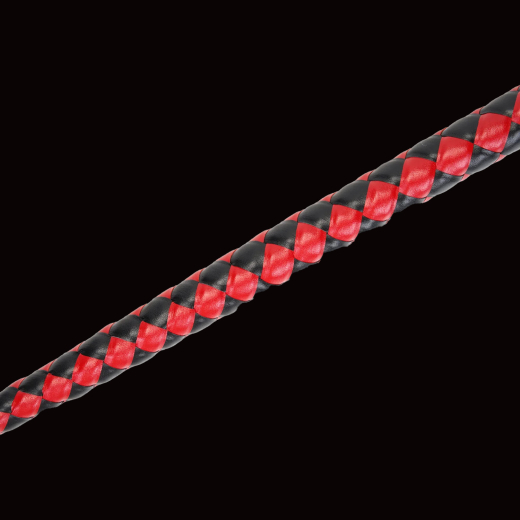 Premium Whip RISE Feather soft red-black artfully handcrafted BDSM Punishment Tool precise & balanced by RISE buy