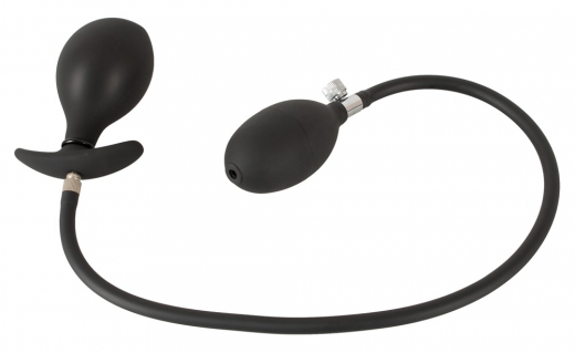 Postata Analplug aufblasbar m. abnehmbarem Schlauch Silikon