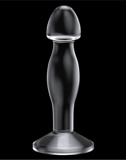 Prostate Stimulator Plug transparent 6.5-Inch TPE