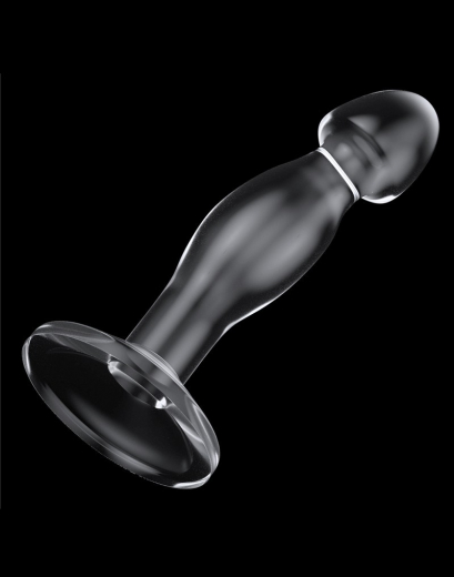 Prostate Stimulator Plug transparent 6.5-Inch TPE