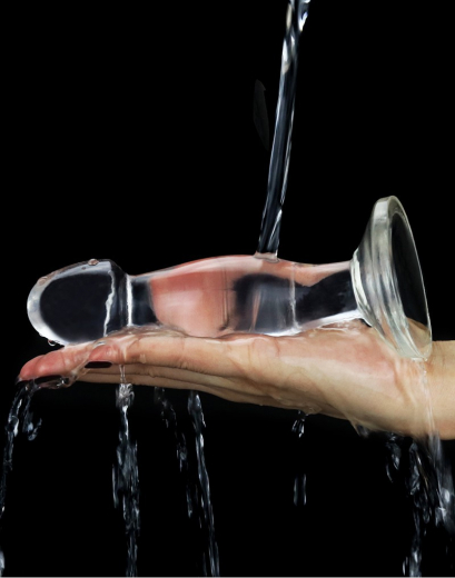 Prostate Stimulator Plug transparent 6.5-Inch TPE