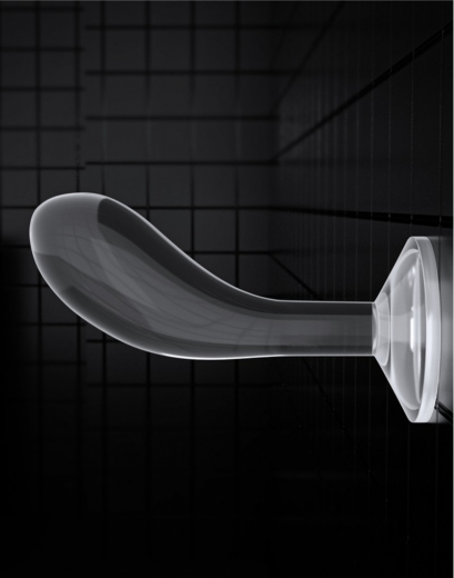 Prostata Stimulator Plug transparent 6-Inch TPE