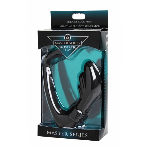 Prostate Vibrator w. Cock Ring Nova Silicone with Ribs stretchable Ring & Bullet Vibrator by PROSTATIC PLAY buy cheap