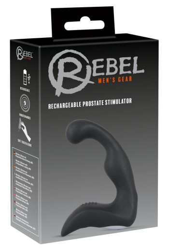 Prostate Vibrator w. Ball-Head rechargeable Silicone