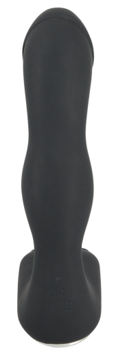 Prostatavibrator m. Dammstimulator & Peniskopf aufladbar Silikon