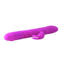 Rabbit Vibrator m. Stossfunktion & Rotation Ward Silikon 12 Vibrationsmodi 4 Rotationsmodi günstig kaufen