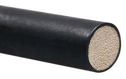 Cravache en rotin recouverte de vinyle