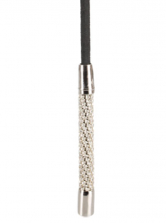 Reitgerte m. Strass-Griff Kunstleder