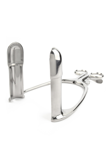 Speculum rectal Barr acier inoxydable avec 2 cuillères Mécanisme de ciseaux avec cliquet et levier de blocage acheter à bas prix