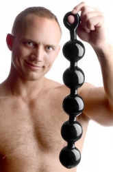 Riesen-Analkette Black Baller XXL