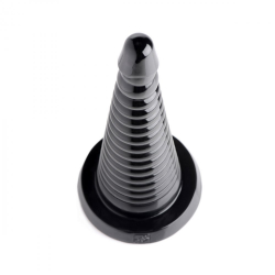 Riesen Analplug Pyramide gerippt Anal Cone