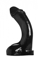 Riesen-Dildo m. Hoden Annhilator XXXL schwarz