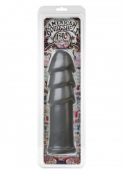 Riesendildo Analplug gerippt American Bombshell B-10 Warhead schwarz