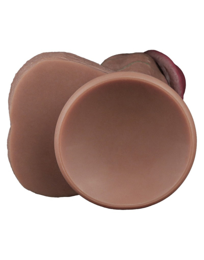 Riesendildo Dual Layer 11-Inch Nature Cock XXL Silikon braun