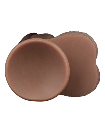 Riesendildo Dual Layer 13-Inch Nature Cock XXL Silikon braun